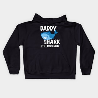 Daddy Shark Doo Fathers Day 2023 Kids Hoodie